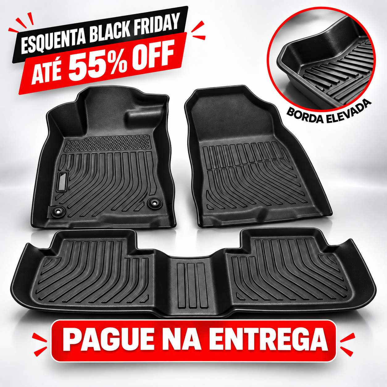 Renz Automotivo — tapete bandeja 3D sob medida